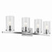 Kichler 45498CHCLR Four Light Bath, Chrome