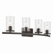 Kichler 45498OZCLR Four Light Bath, Olde Bronze