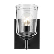 Kichler 45572BKCLR One Light Wall Sconce, Black (5)
