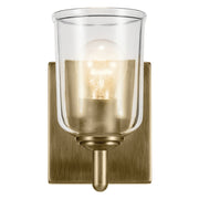 Kichler 45572NBRCLR One Light Wall Sconce, Natural Brass (4)