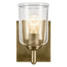 Kichler 45572NBRCLR One Light Wall Sconce, Natural Brass (4)