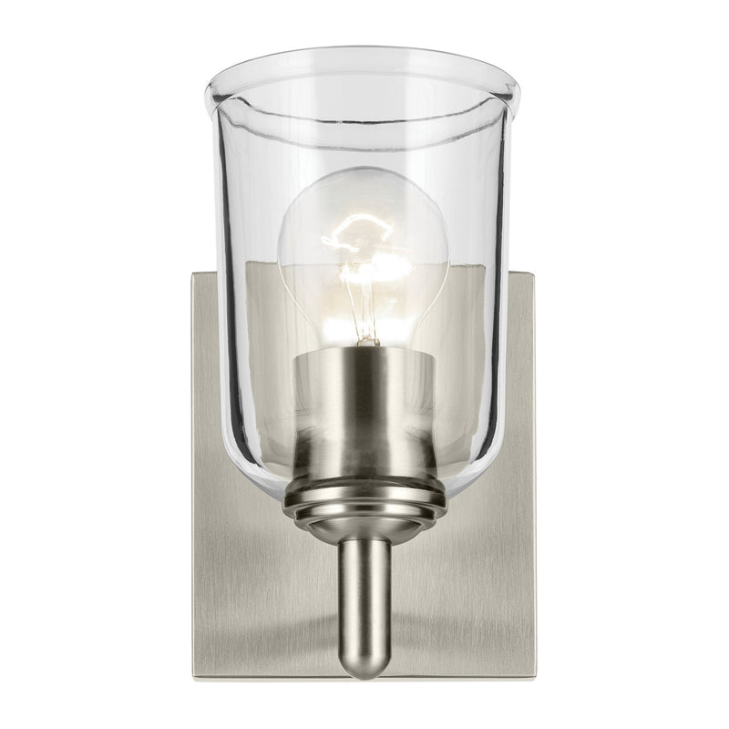 Kichler 45572NICLR One Light Wall Sconce, Brushed Nickel (4)