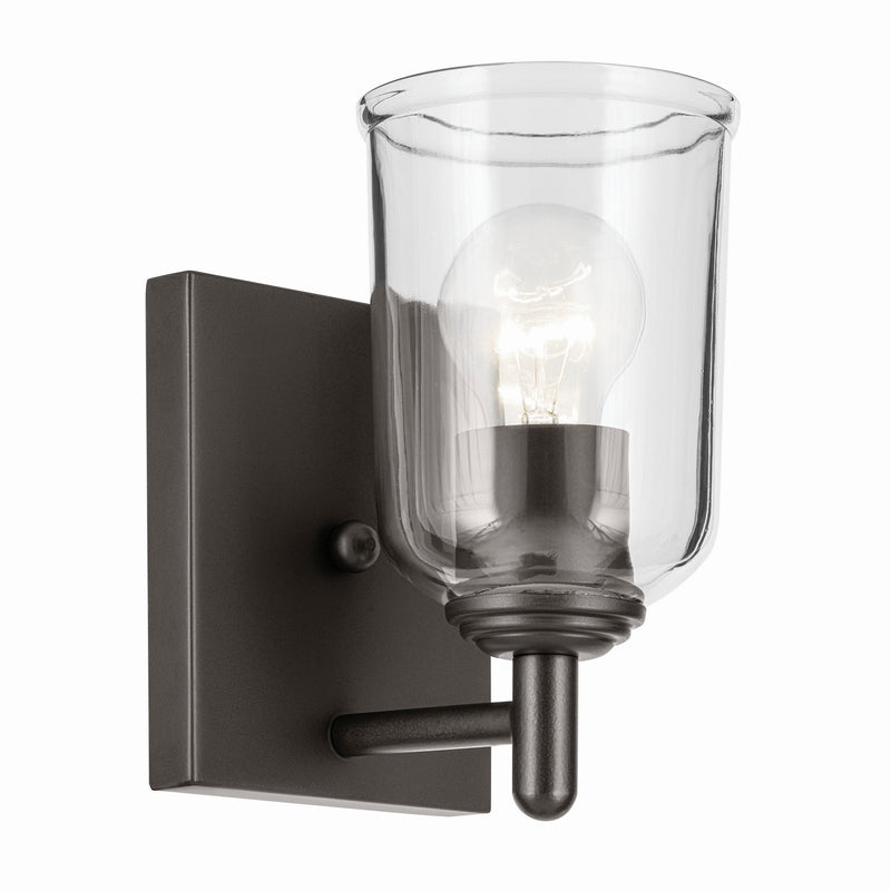 Kichler 45572OZCLR One Light Wall Sconce, Olde Bronze