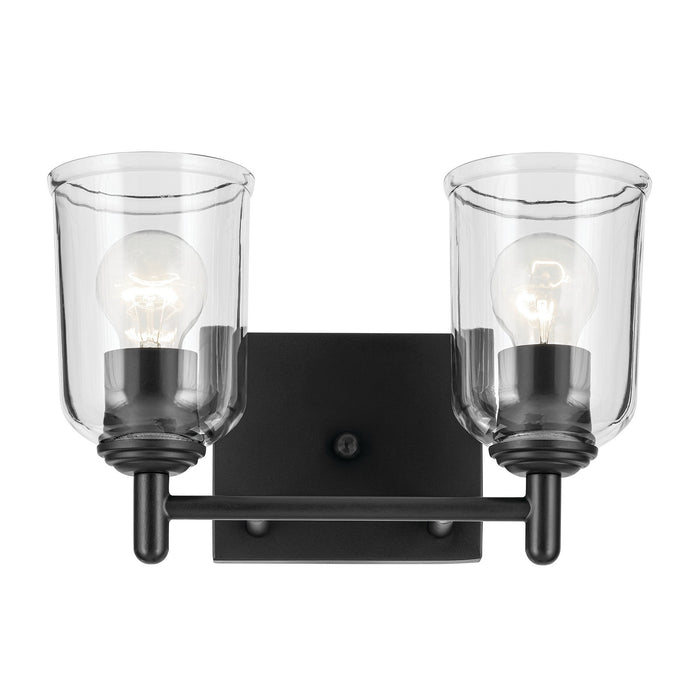 Kichler 45573BKCLR Two Light Bath, Black (4)