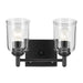Kichler 45573BKCLR Two Light Bath, Black (4)