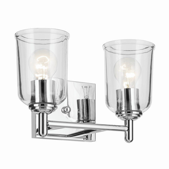 Kichler 45573CHCLR Two Light Bath, Chrome