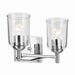Kichler 45573CHCLR Two Light Bath, Chrome