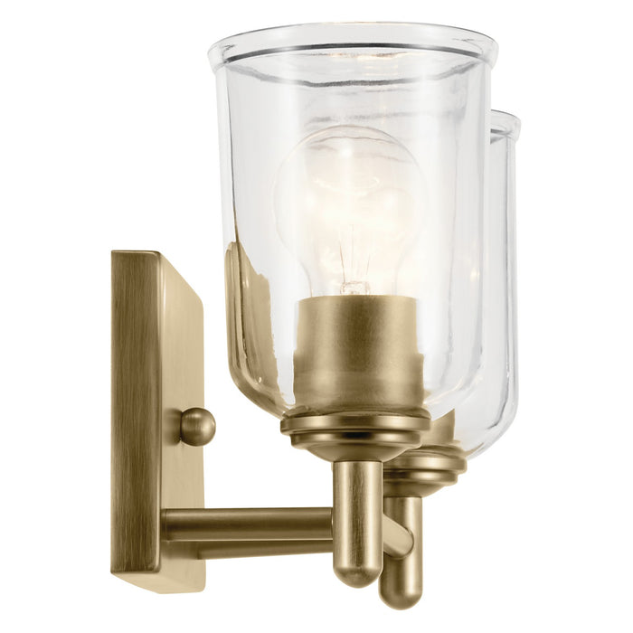Kichler 45573NBRCLR Two Light Bath, Natural Brass (5)