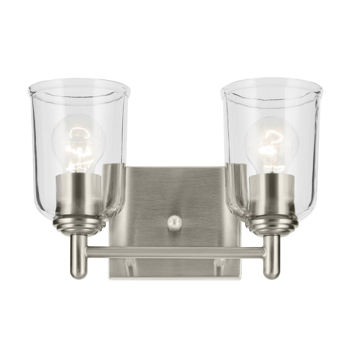 Kichler 45573NICLR Two Light Bath, Brushed Nickel (4)