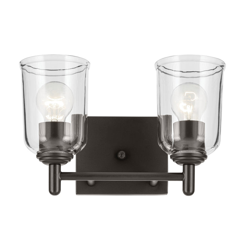 Kichler 45573OZCLR Two Light Bath, Olde Bronze (4)
