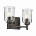 Kichler 45573OZCLR Two Light Bath, Olde Bronze