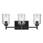 Kichler 45574BKCLR Three Light Bath, Black (4)