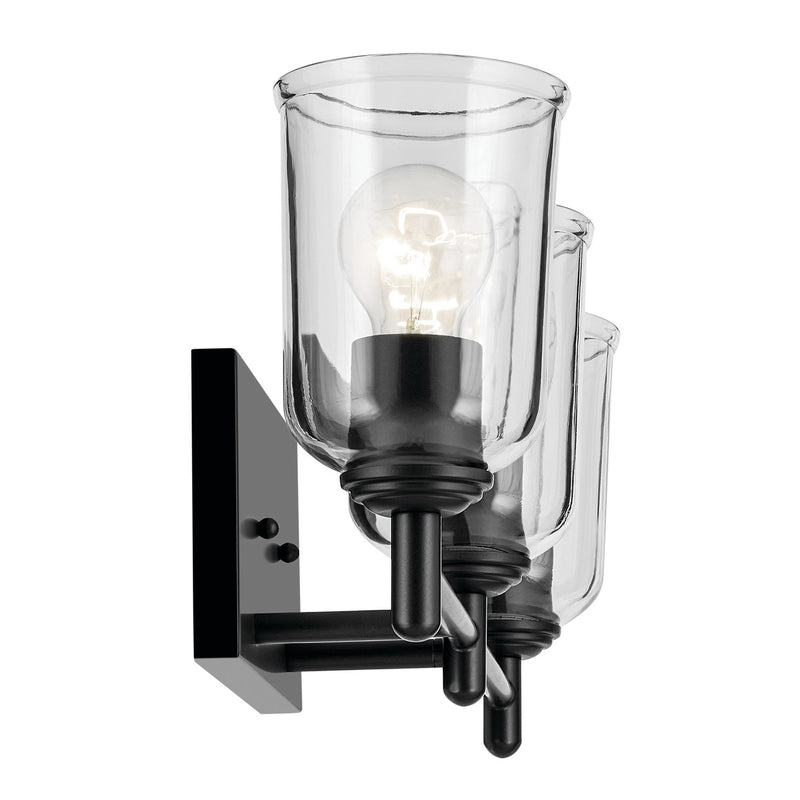 Kichler 45574BKCLR Three Light Bath, Black (5)