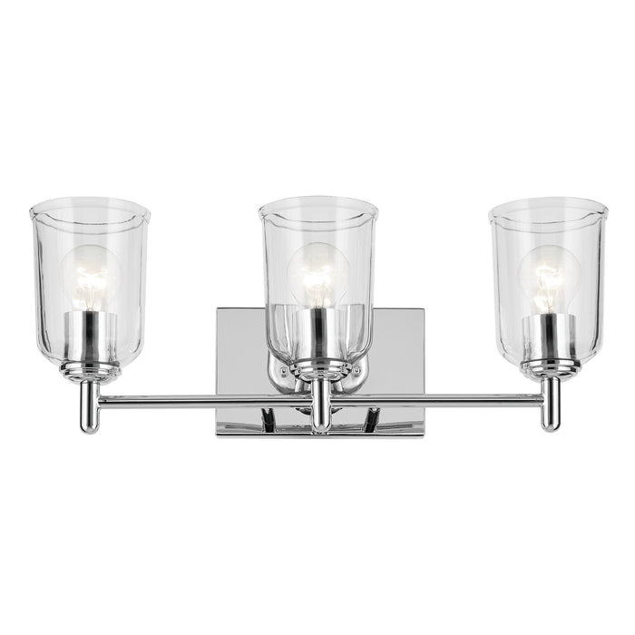 Kichler 45574CHCLR Three Light Bath, Chrome (4)