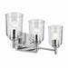 Kichler 45574CHCLR Three Light Bath, Chrome
