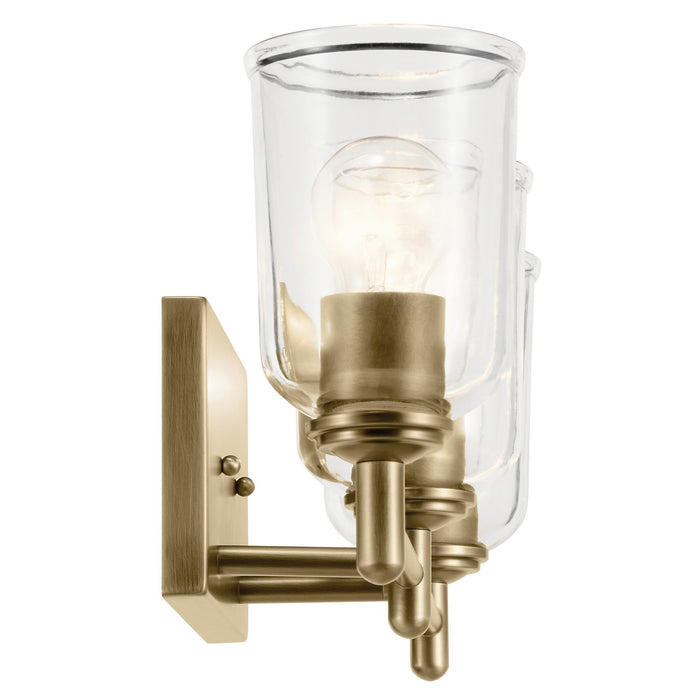 Kichler 45574NBRCLR Three Light Bath, Natural Brass (5)