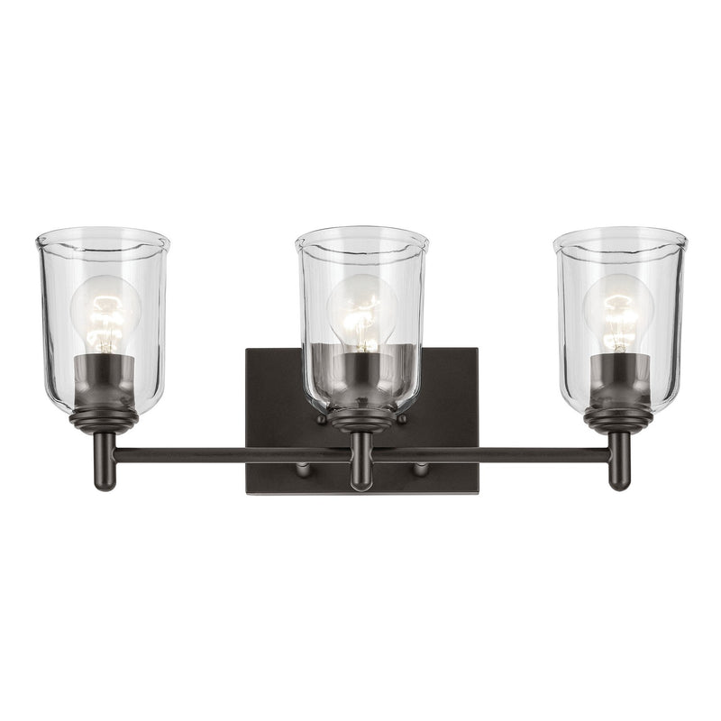 Kichler 45574OZCLR Three Light Bath, Olde Bronze (4)