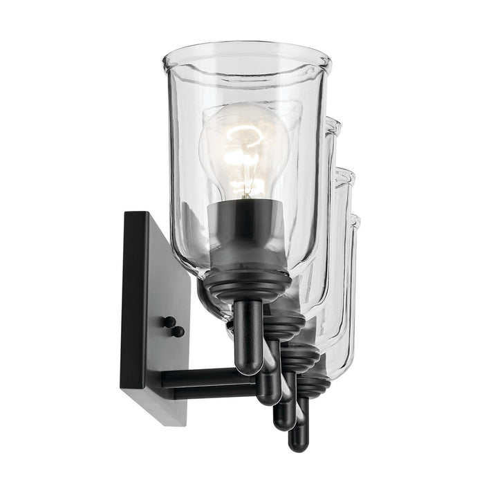 Kichler 45575BKCLR Four Light Bath, Black (5)