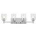 Kichler 45575CHCLR Four Light Bath, Chrome (4)