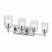 Kichler 45575CHCLR Four Light Bath, Chrome
