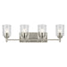 Kichler 45575NICLR Four Light Bath, Brushed Nickel (4)