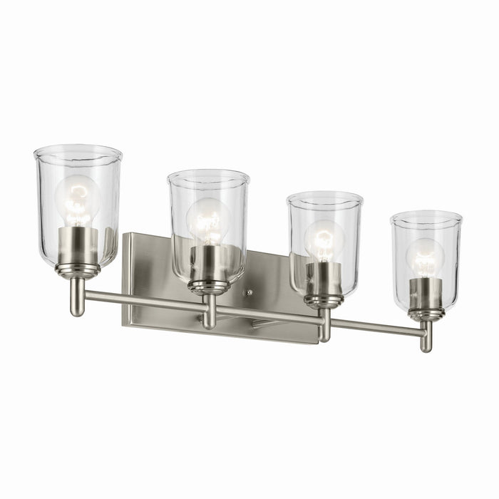 Kichler 45575NICLR Four Light Bath, Brushed Nickel