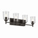 Kichler 45575OZCLR Four Light Bath, Olde Bronze