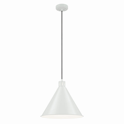 Kichler 52177WH One Light Pendant, White