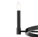 Kichler 52426BK Four Light Chandelier, Black (3)