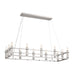 Kichler 52492PN 12 Light Linear Chandelier, Polished Nickel