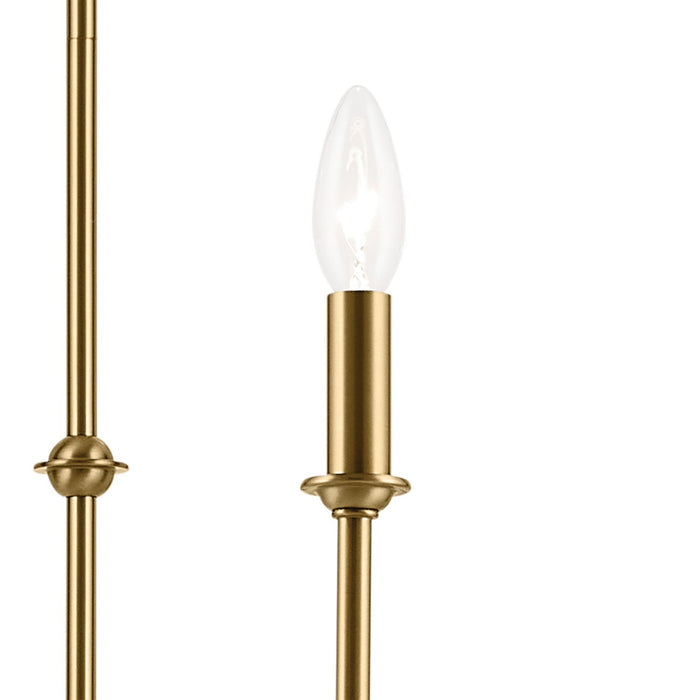 Kichler 52521BNB Eight Light Chandelier, Brushed Natural Brass (3)