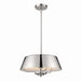 Kichler 52542PN Three Light Pendant/Semi Flush, Polished Nickel