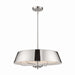 Kichler 52543PN Four Light Pendant/Semi Flush, Polished Nickel