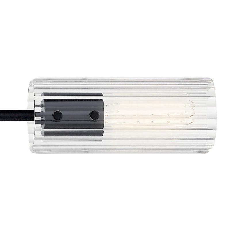 Kichler 52681BK Four Light Linear Chandelier, Black (3)