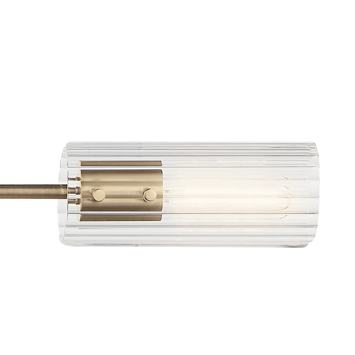 Kichler 52681CPZ Four Light Linear Chandelier, Champagne Bronze (3)