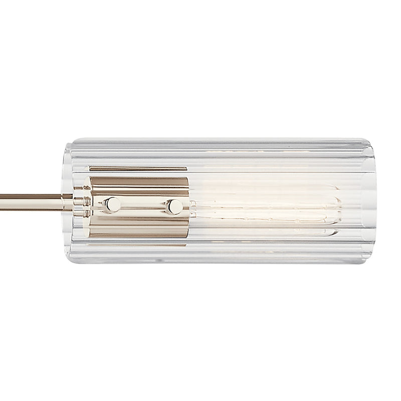 Kichler 52681PN Four Light Linear Chandelier, Polished Nickel (3)