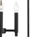 Kichler 52722BK Four Light Foyer Pendant, Black (5)