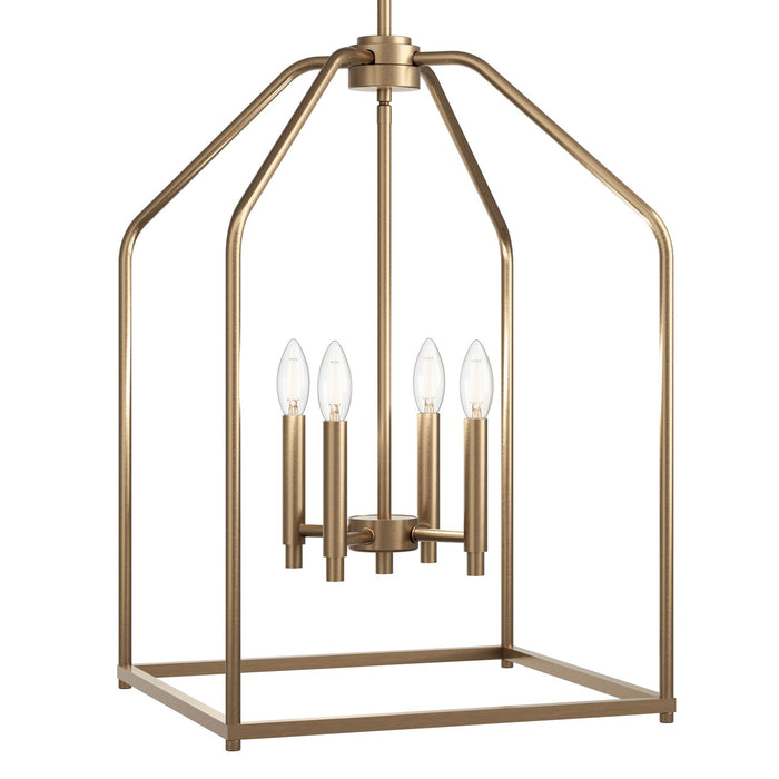 Kichler 52722CPZ Four Light Foyer Pendant, Champagne Bronze (3)
