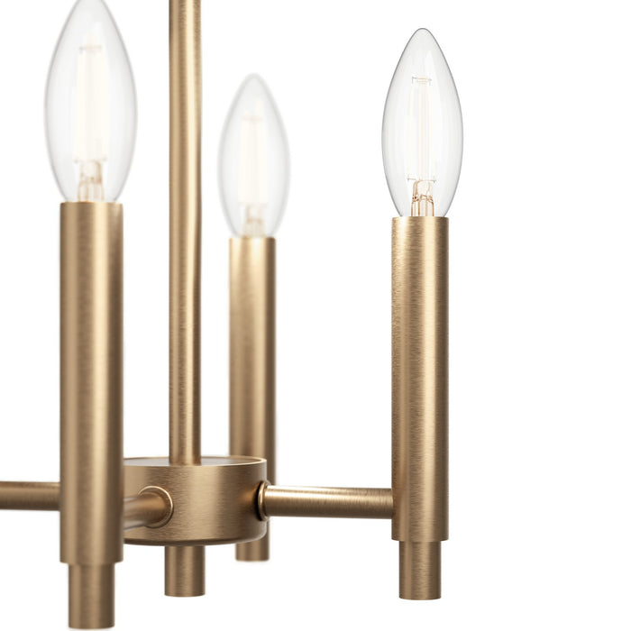 Kichler 52722CPZ Four Light Foyer Pendant, Champagne Bronze (4)