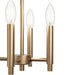 Kichler 52722CPZ Four Light Foyer Pendant, Champagne Bronze (4)