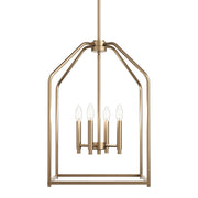 Kichler 52722CPZ Four Light Foyer Pendant, Champagne Bronze (6)