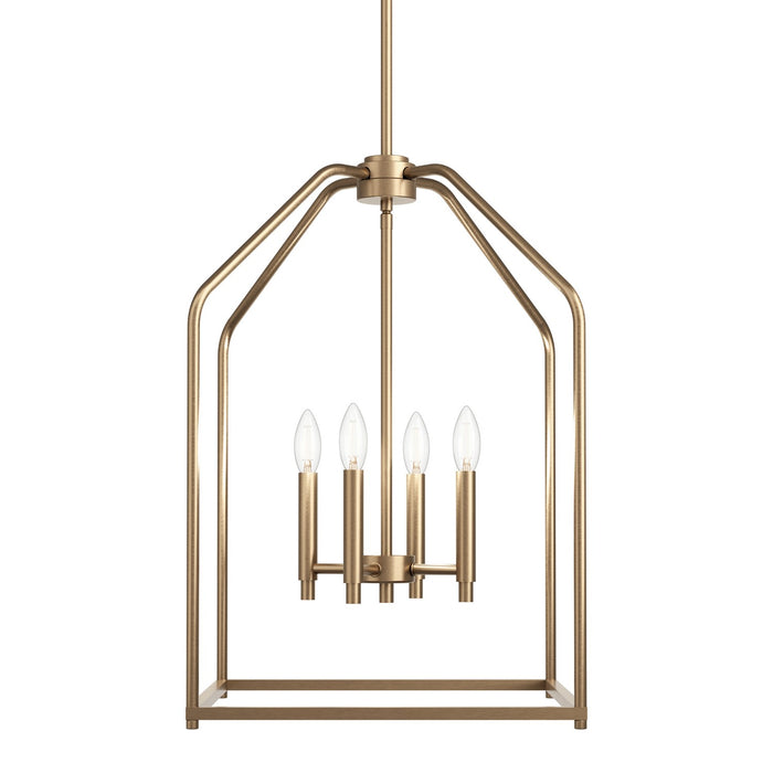 Kichler 52722CPZ Four Light Foyer Pendant, Champagne Bronze (6)