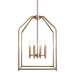 Kichler 52722CPZ Four Light Foyer Pendant, Champagne Bronze (6)