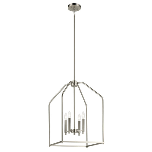 Kichler 52722NI Four Light Foyer Pendant, Brushed Nickel (2)