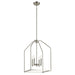 Kichler 52722NI Four Light Foyer Pendant, Brushed Nickel (2)