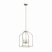 Kichler 52722NI Four Light Foyer Pendant, Brushed Nickel