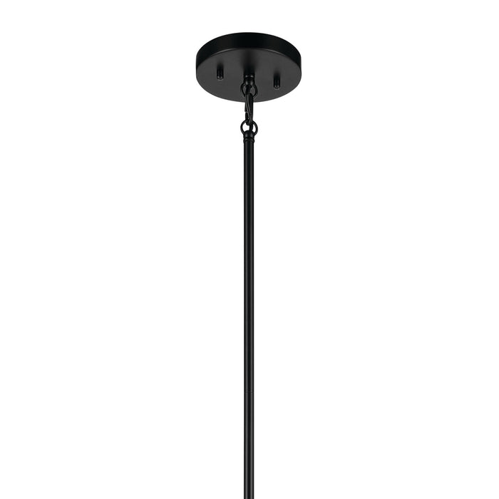 Kichler 52723BK Eight Light Foyer Pendant, Black (3)