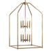 Kichler 52723CPZ Eight Light Foyer Pendant, Champagne Bronze (3)
