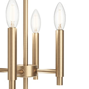 Kichler 52723CPZ Eight Light Foyer Pendant, Champagne Bronze (4)