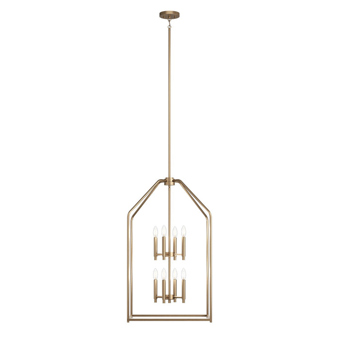 Kichler 52723CPZ Eight Light Foyer Pendant, Champagne Bronze (5)